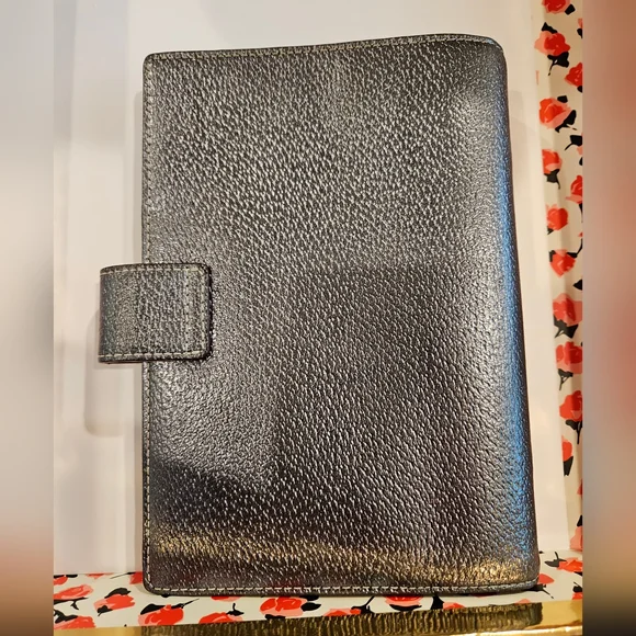 RARE!! Gunmetal KATE SPADE WELLESLEY PERSONAL PLANNER